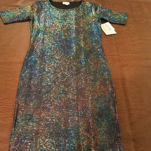 Elegant Mermaid Shimmer Dress NEW